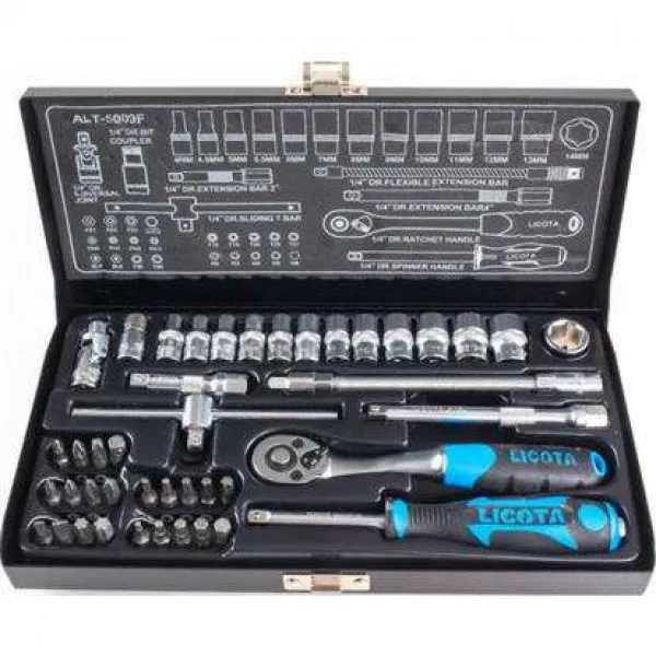 Набор инструмента 1/4" 43пр. LICOTA ALT-5009F-0