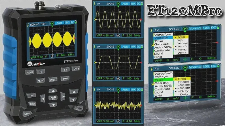 ET120MPro -  осциллограф с самым простым управлением
