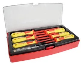 Крестовые отвёртки LICOTA Tools Schraubendreher-Satz Elektriker 7-tlg. VDE 1000V, ASD-900K1