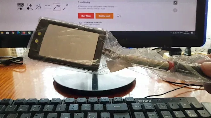 Зеркало с телескопической ручкой с Aliexpress.Car led expandable inspection mirror from Aliexpress.