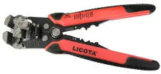 Licota AET-0004 Клещи для обжимки клемм и снятия изоляции “стриппер”