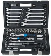 Набор торцевых головок Licota 1/4", 1/2", 6-гранные, 83 предмета ALK-8015F