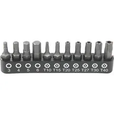 Набор бит 1/4 25 мм Torx с отверстием Licota