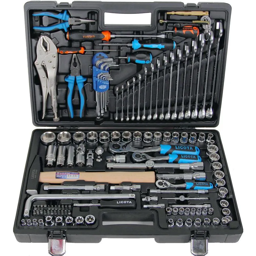 Набор инструмента 1/4", 3/8", 1/2" 131 предмет Licota ALK-8022F