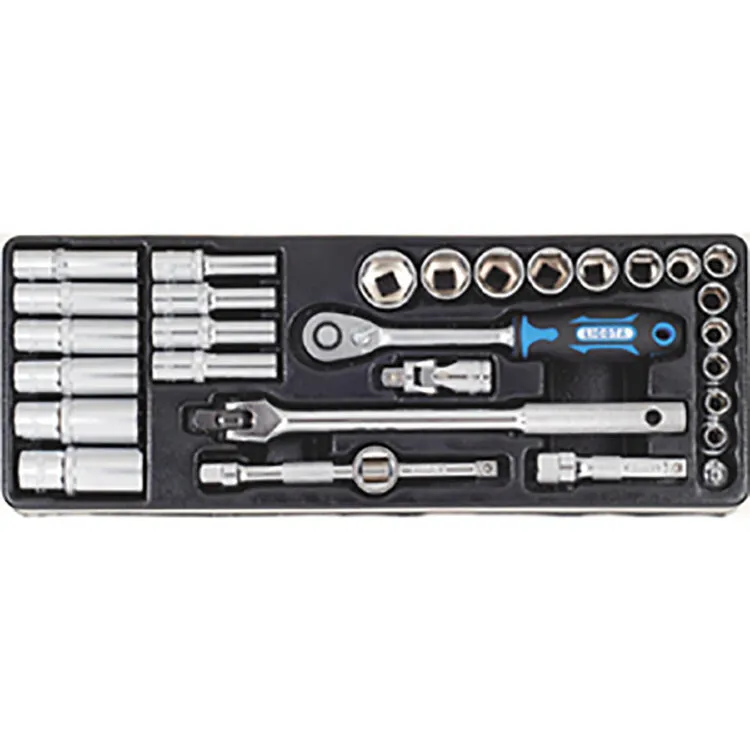 ACK-384028. Набор 30пред 3/8" торцевых головок,ложемент, LICOTA-0