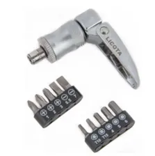 Licota ABD-033K2 Отвертка трещоточная со сменными вставками 1/4", 12 пр
