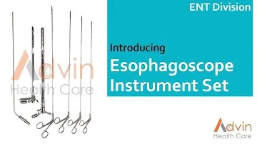 Esophagoscope Instrument Set