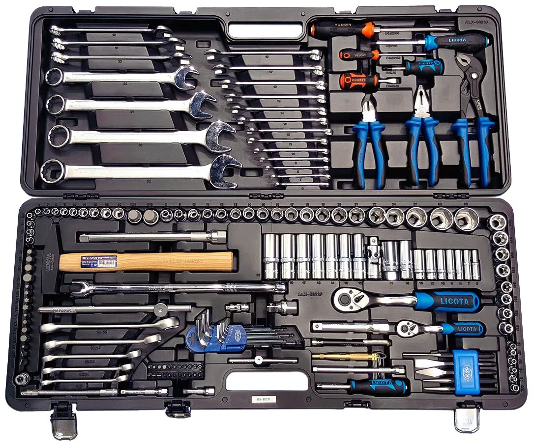 Licota Licota ALK-8023F Набор инструмента 1/4" и 1/2" 6 гр. 167 предметов наборы инструментов-0
