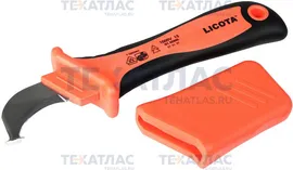 Licota AKD-V007 Нож электрика для снятия изоляции VDE 1000В, с пяткой