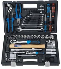 Набор торцевых головок Licota 1/4", 1/2", 6-гранные, 81 предмет ALK-8016F