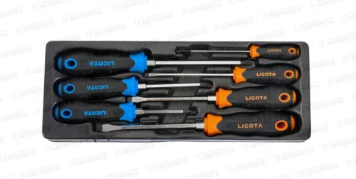 Отвертка набор 7 предметов в ложементе ACK-384106 (Licota)